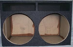 Caixa de Som p/ 2 fal.12'' 500wrms
